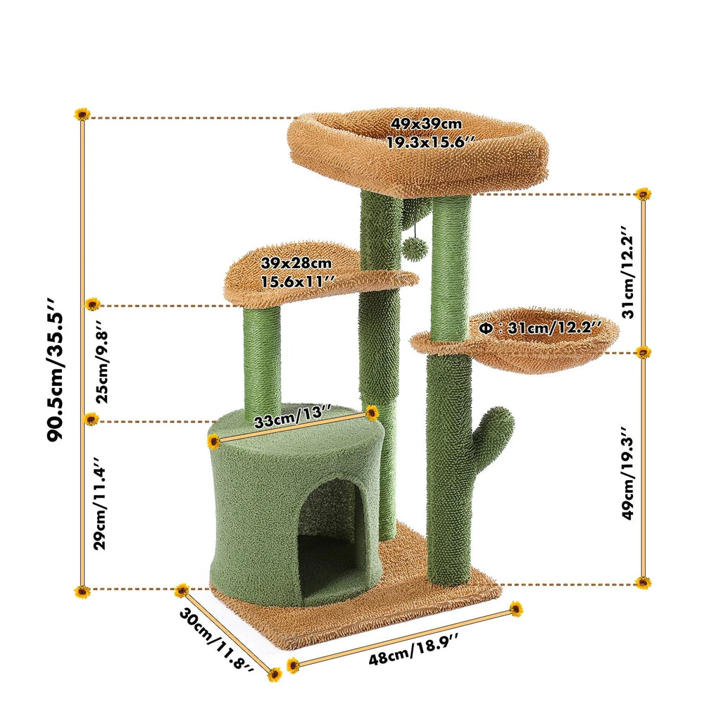 Arbre à Chat Design Cactus – Galena
