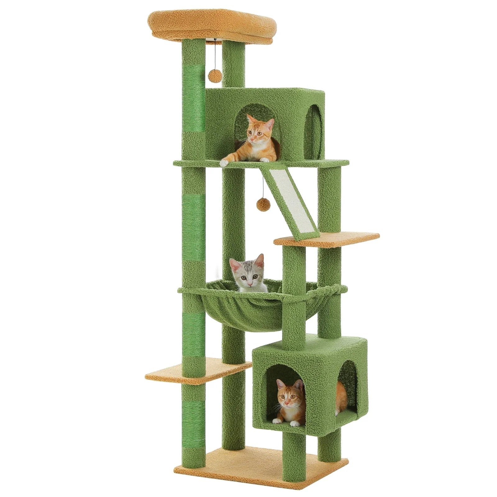 Arbre à chat <br> spécial maine coon vert