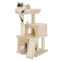 Arbre à chat <br> silencieux et stable beige