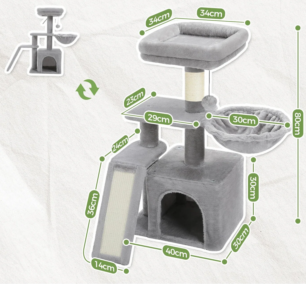 Arbre à Chat Griffoir et Gris – Ralelis