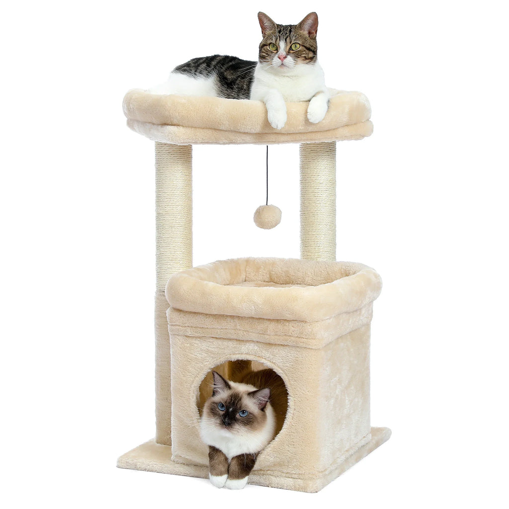 Arbre à chat <br> petit beige
