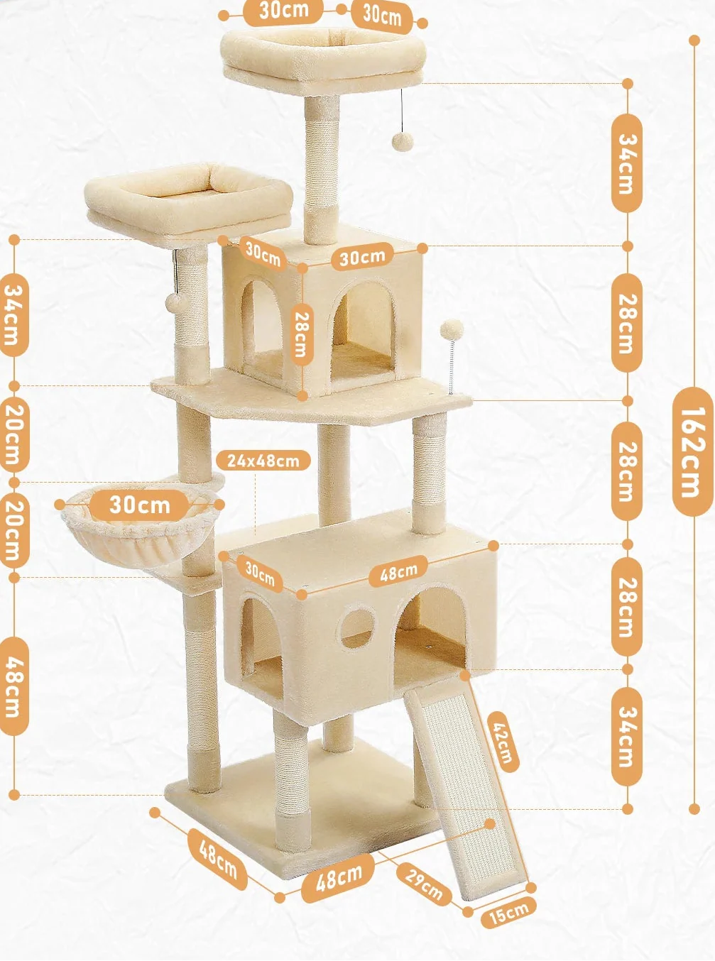 Arbre à Chat Moderne Gris – Lorion