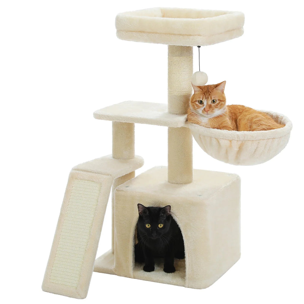 Arbre à chat <br> griffoir et beige