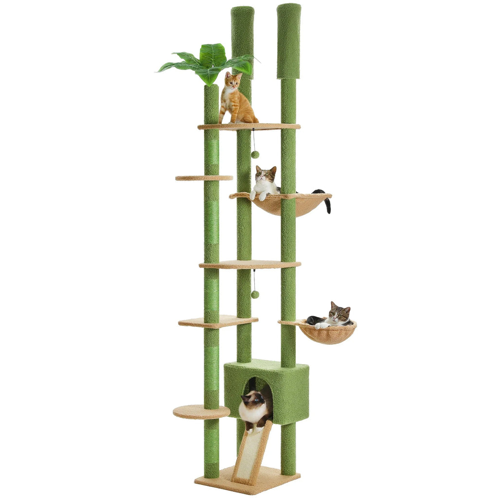 Arbre à chat <br>palmier et hamac