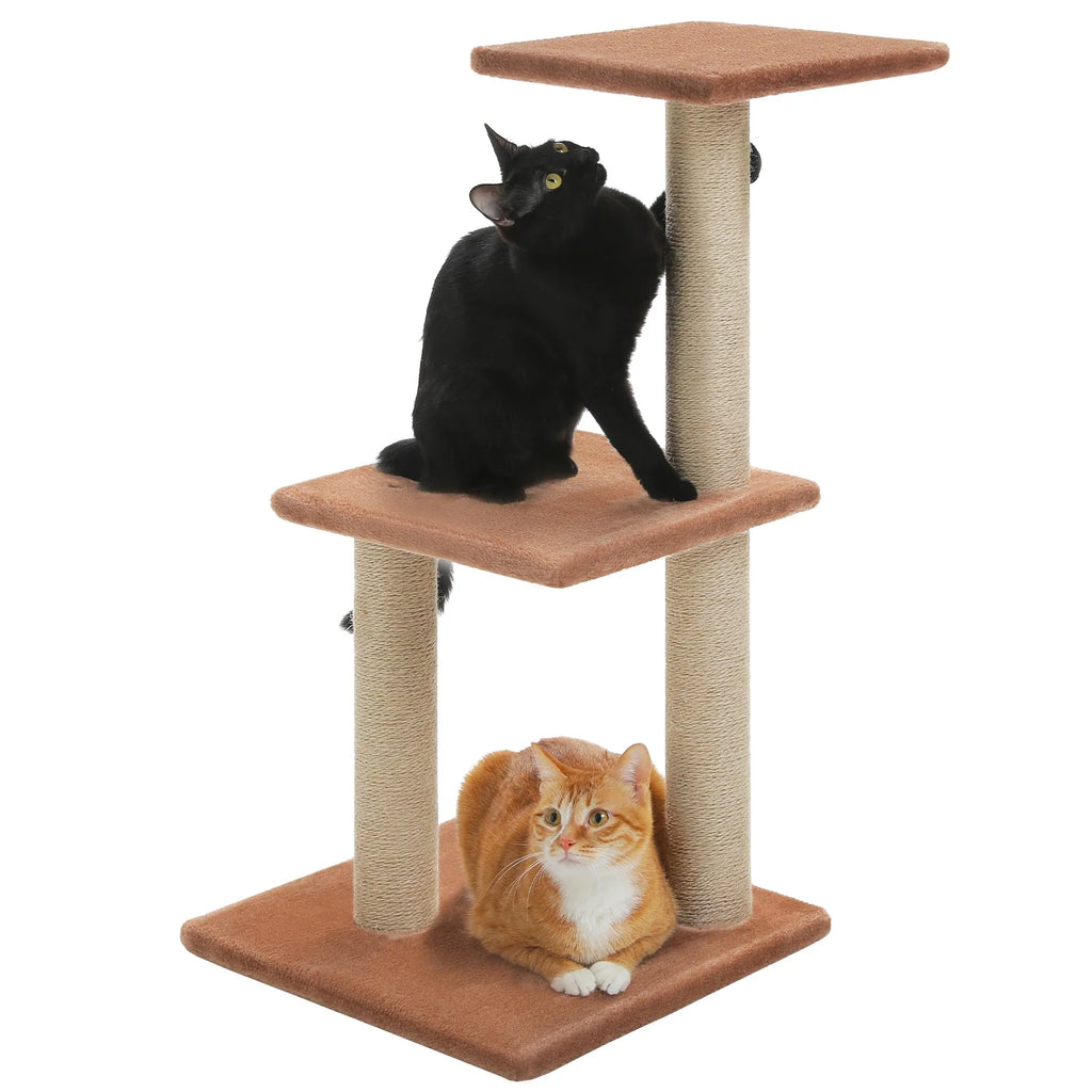 Arbre à chat <br> plateforme marron
