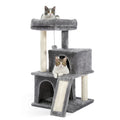 Arbre à chat <br> silencieux et stable gris