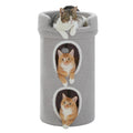 Arbre à chat <br> tissu 2 étages