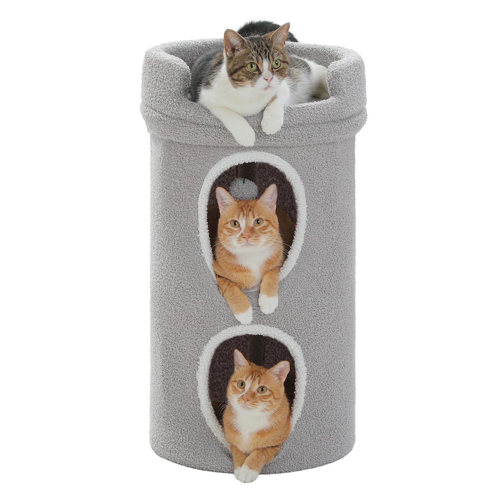 Arbre à chat <br> tissu 2 étages