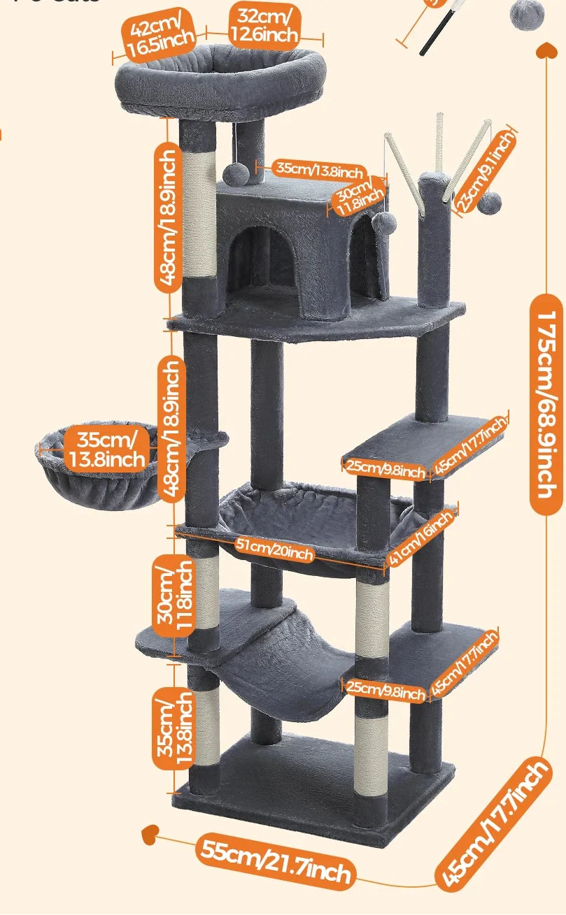 Arbre à Chat Grand – Lumea