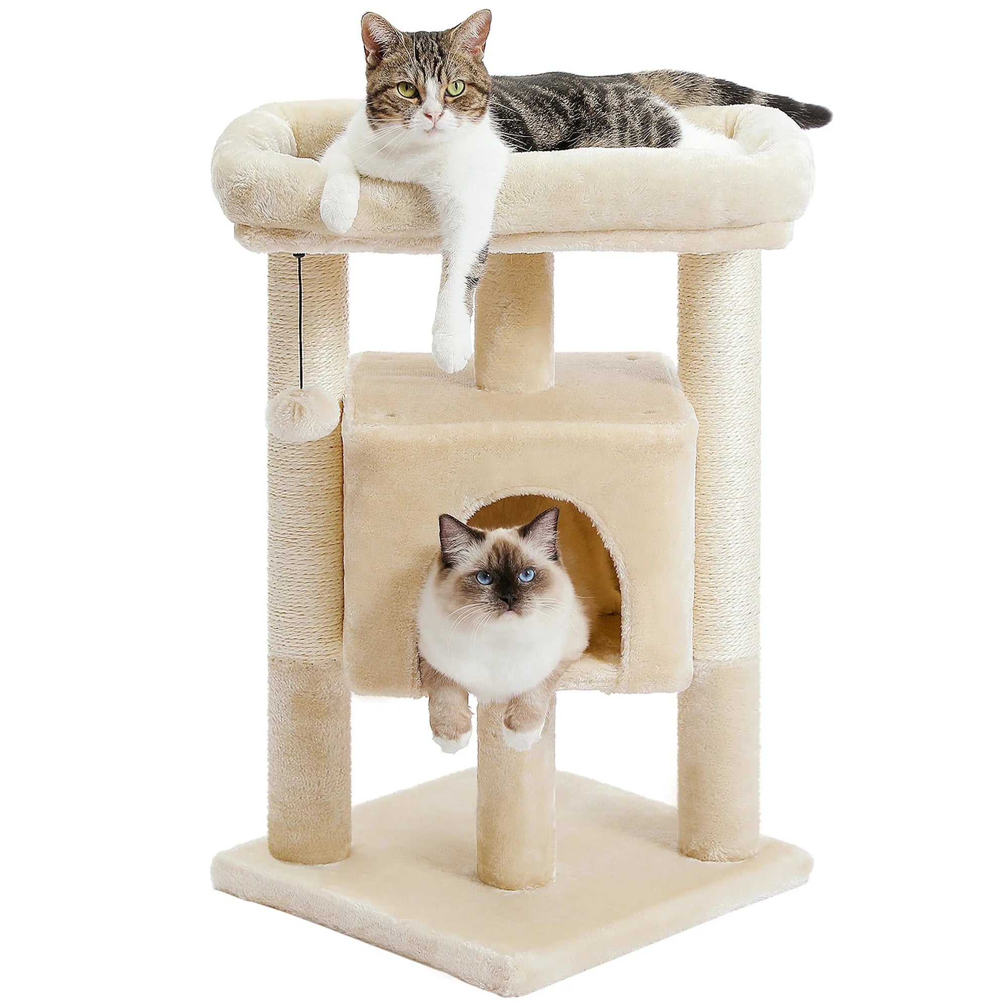 Arbre à chat <br> d'angle beige