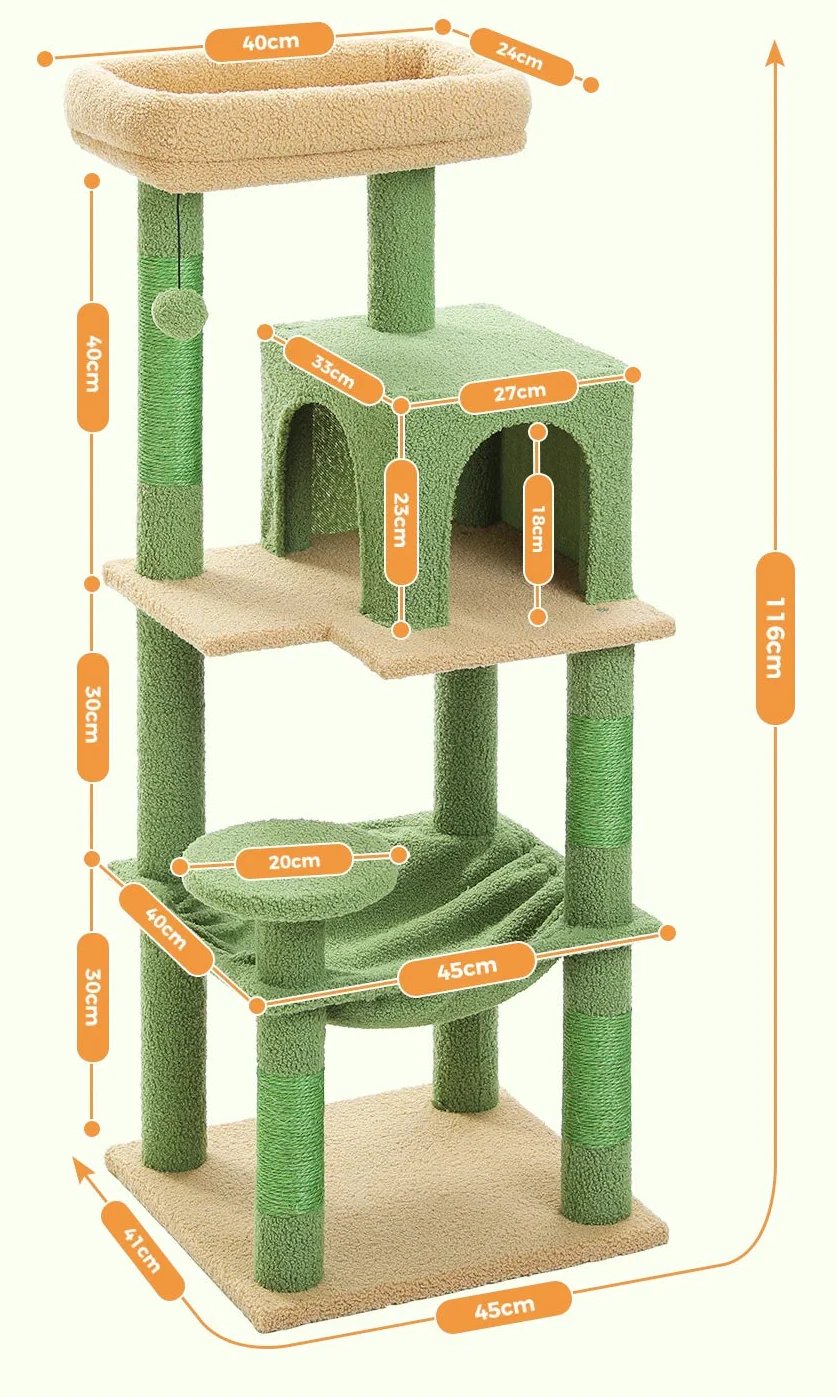Arbre à Chat Vert – Velor