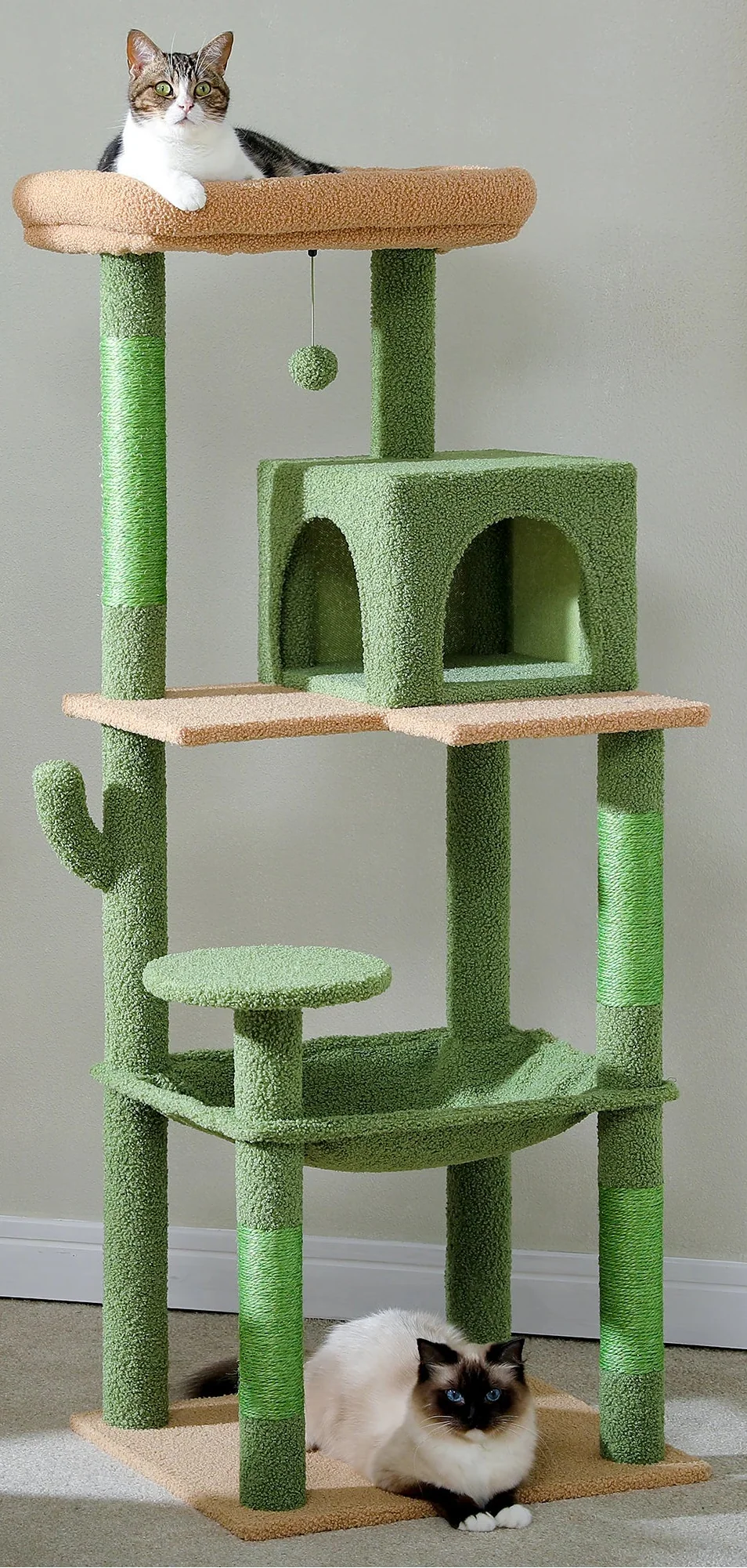 Arbre à Chat Hamac Vert – Galea