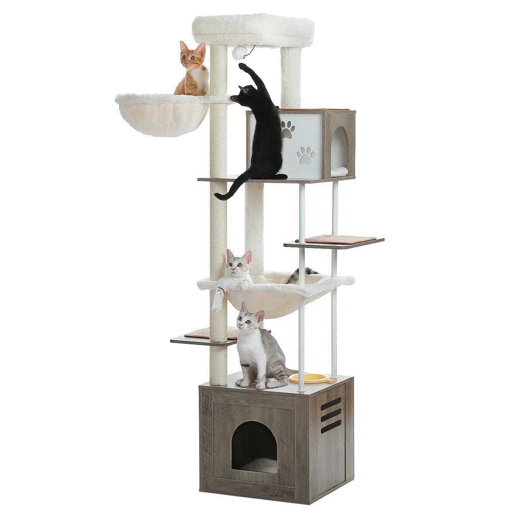 Arbre à chat <br> en bois massif