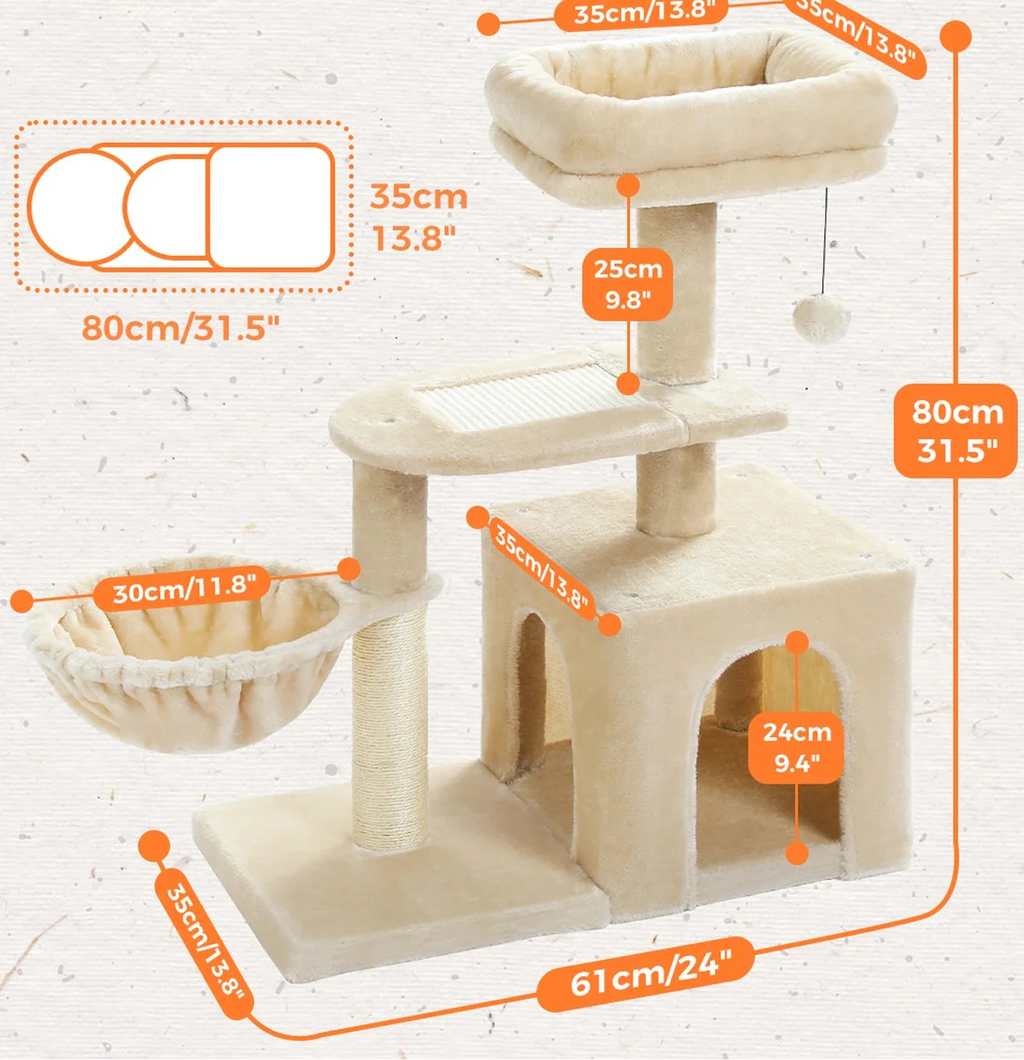 Arbre à Chat avec Panier – Quaa