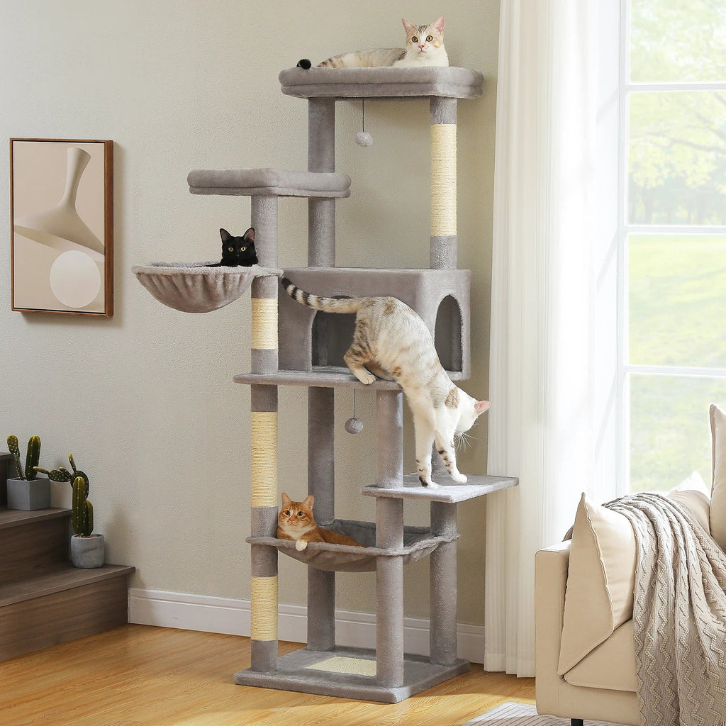 Arbre à Chat pour Chats Actifs Gris – Quaelle