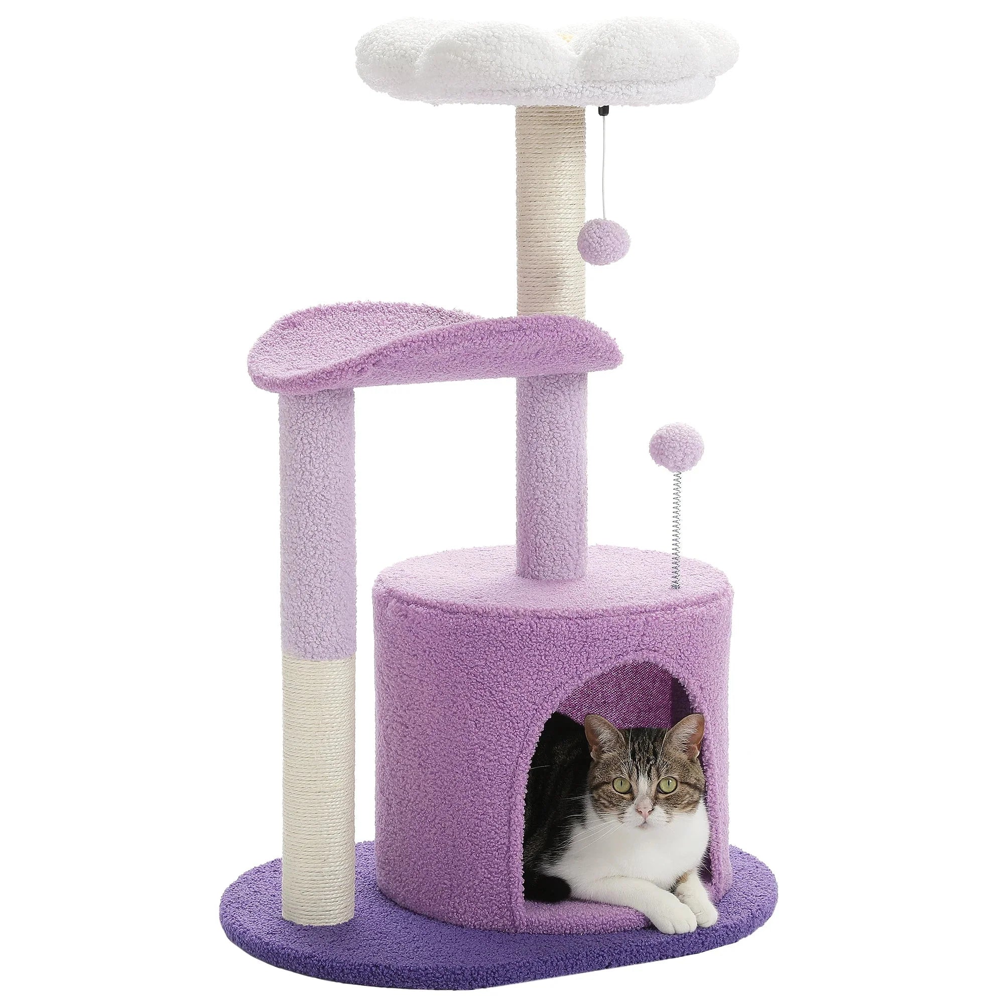 Arbre à Chat Design Fleur – Zenine