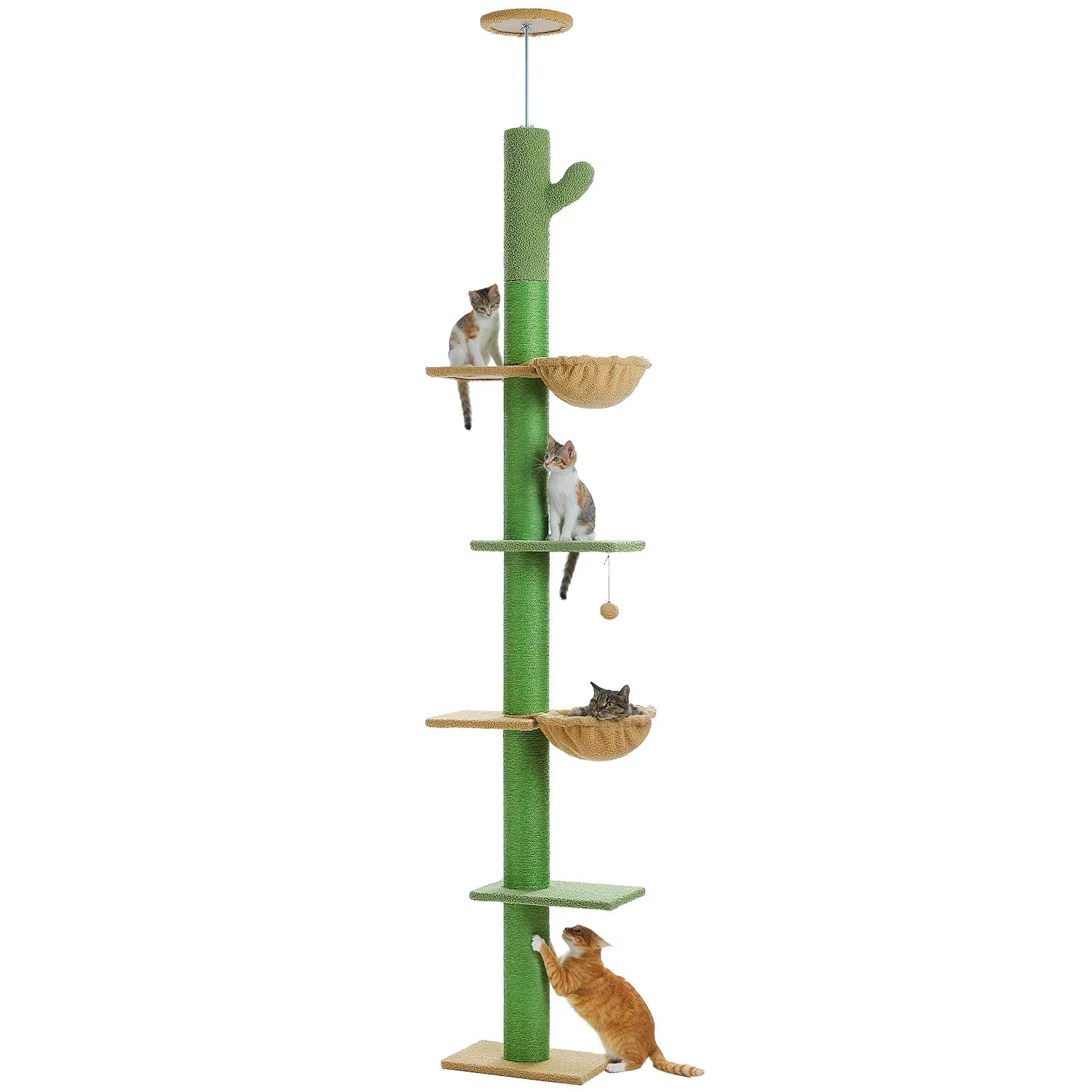 Arbre à chat <br> sol au plafond