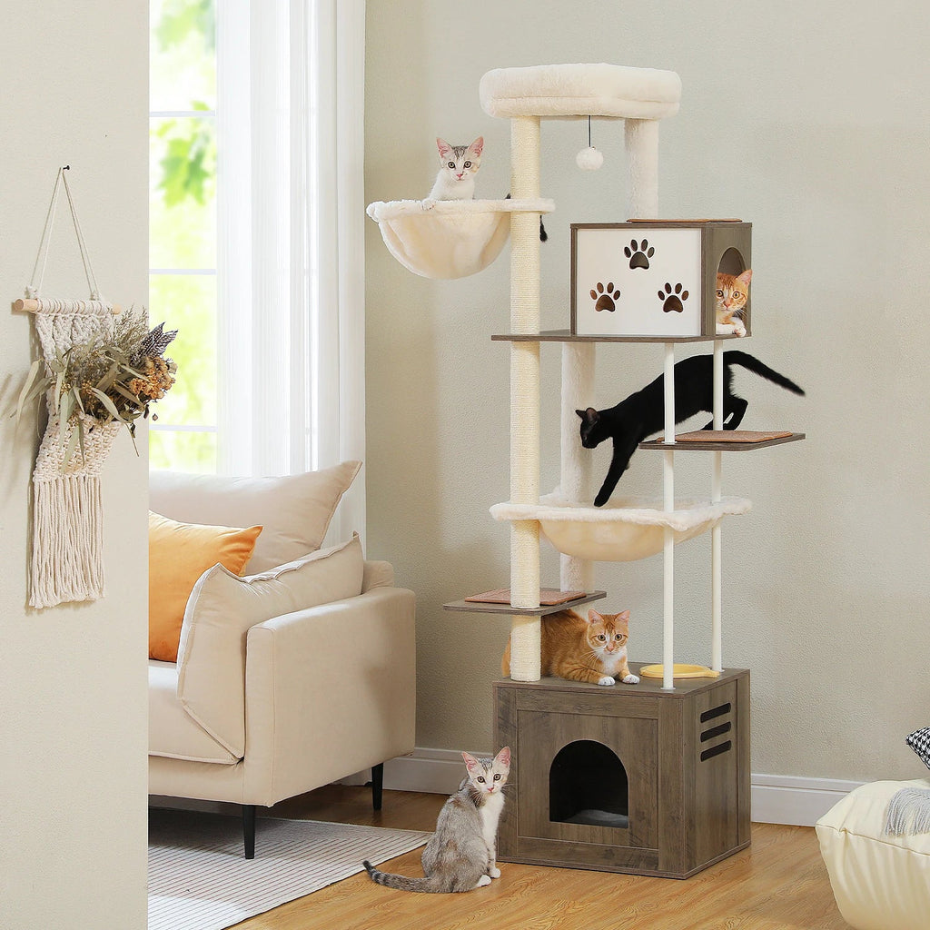 Arbre à Chat Effet Bois Massif – Valine