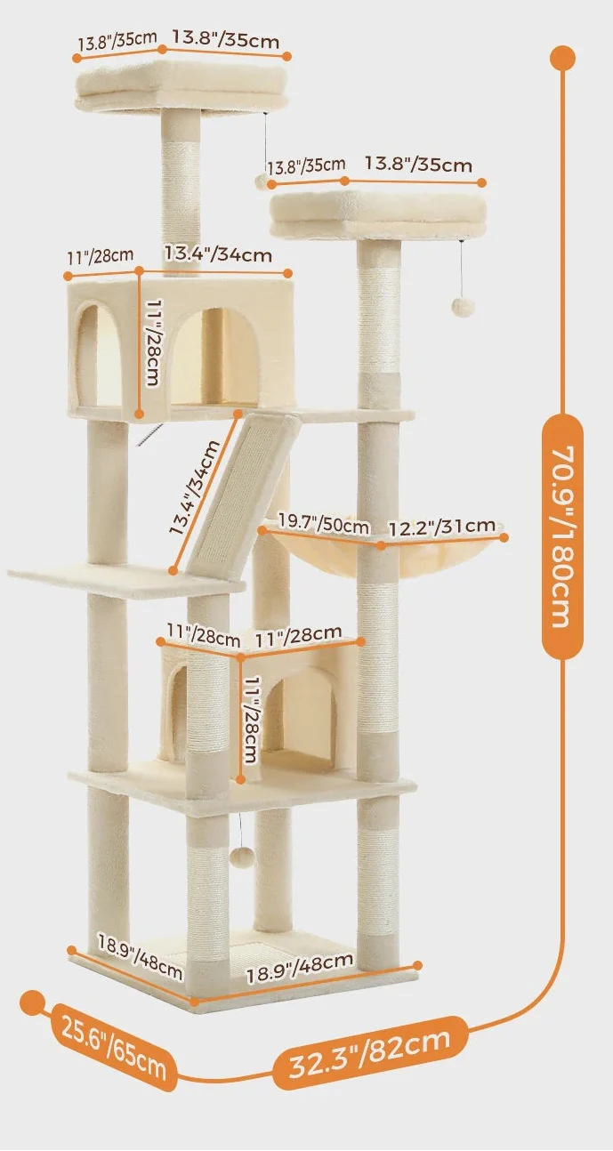 Arbre à Chat Gris Blanc – Torara