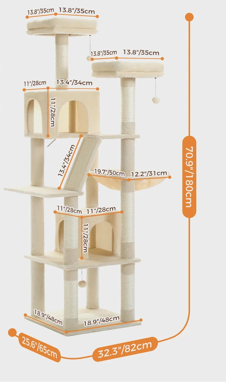 Arbre à Chat Parcours Gris Foncé – Falion
