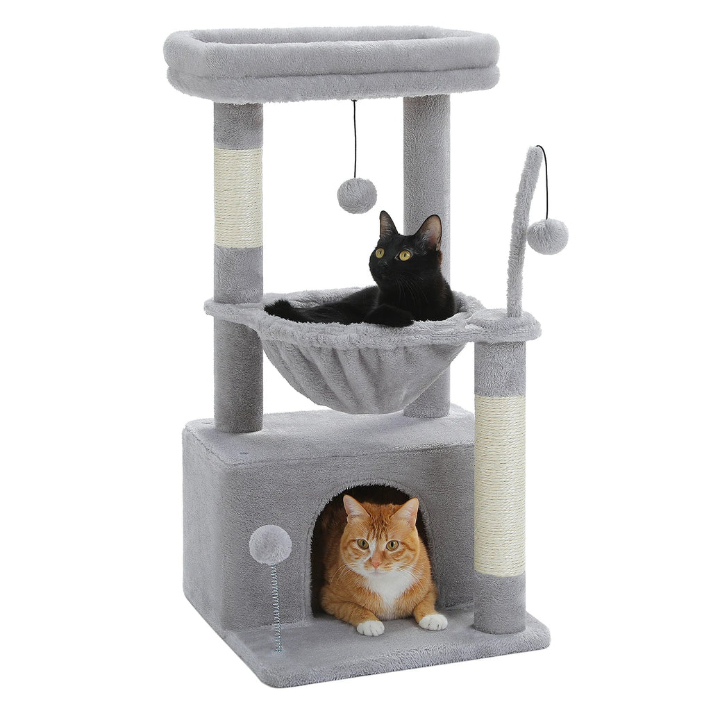 Arbre à chat <br> petit espace gris