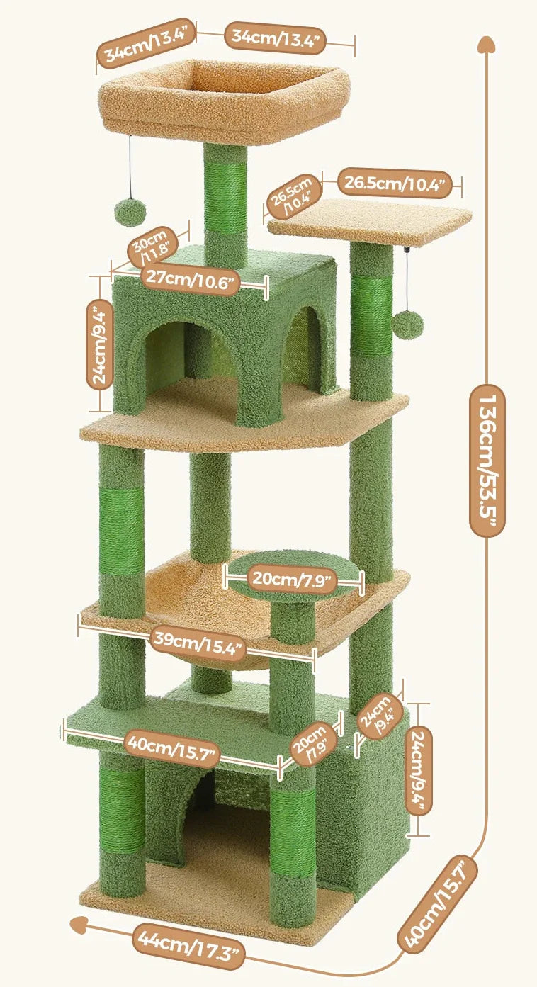 Arbre à Chat Cactus et Hamac – Oria