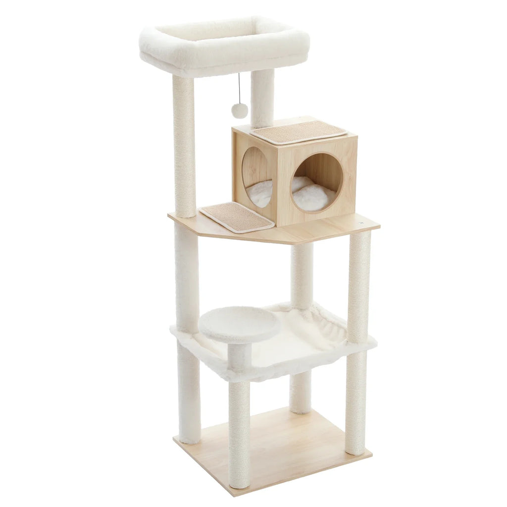 Arbre à Chat Bois et Hamac – Junira