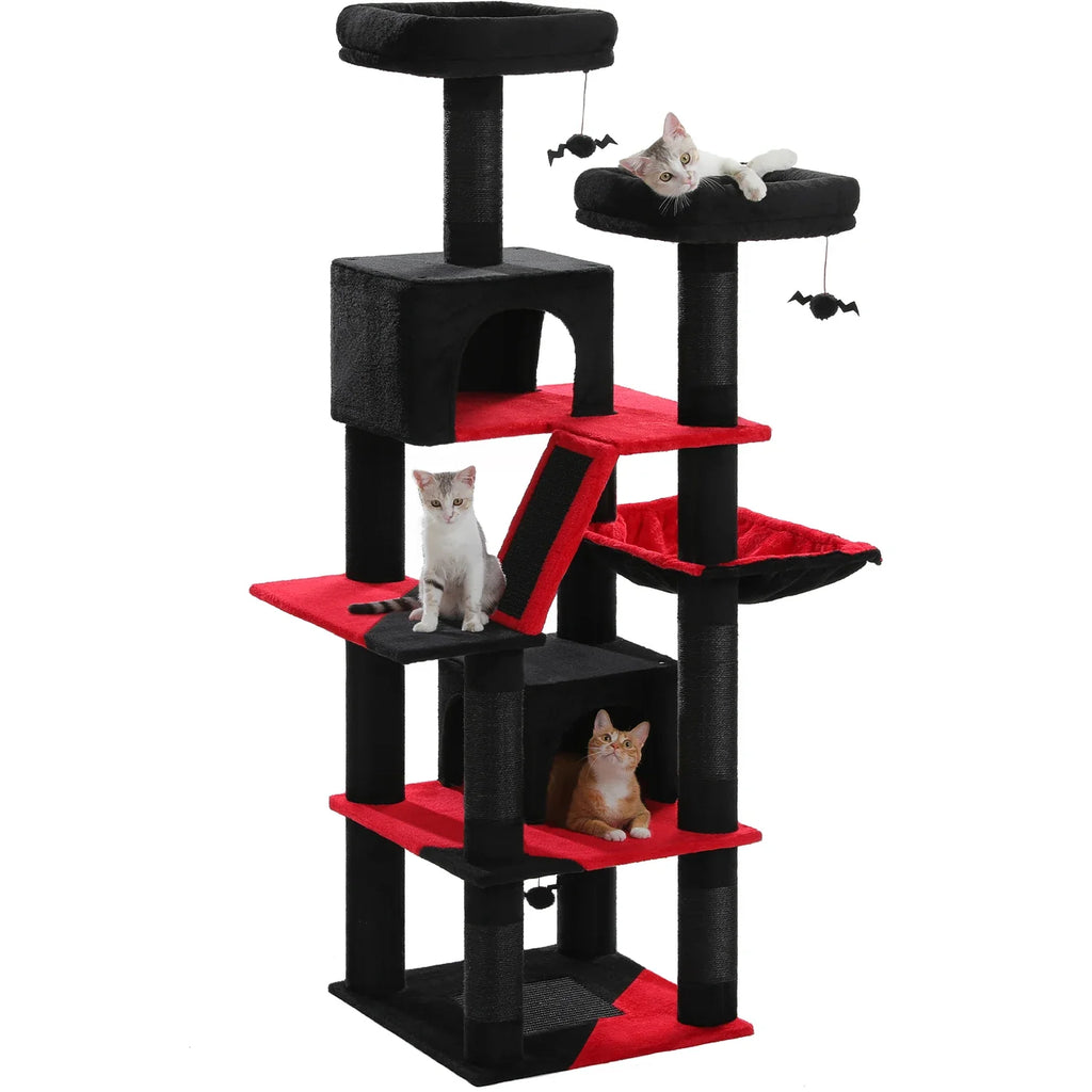 Arbre à chat <br> parcours halloween
