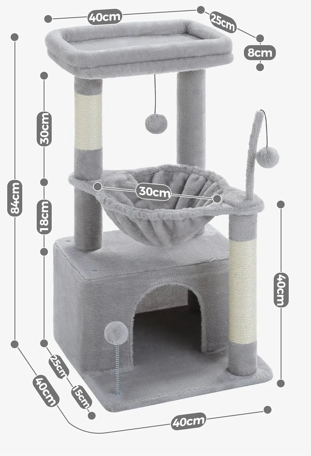 Arbre à Chat Petit Espace Gris – Dorion
