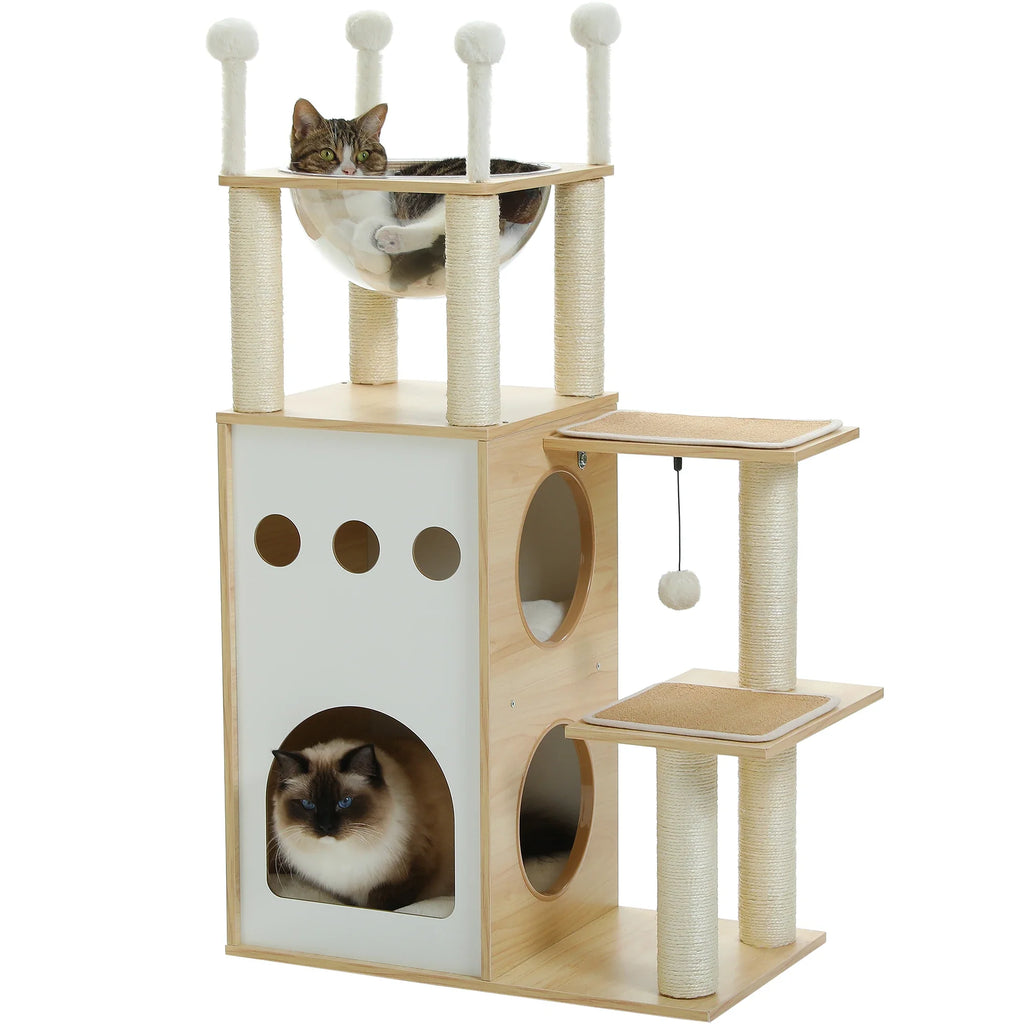 Arbre à chat <br> esthétique bois massif