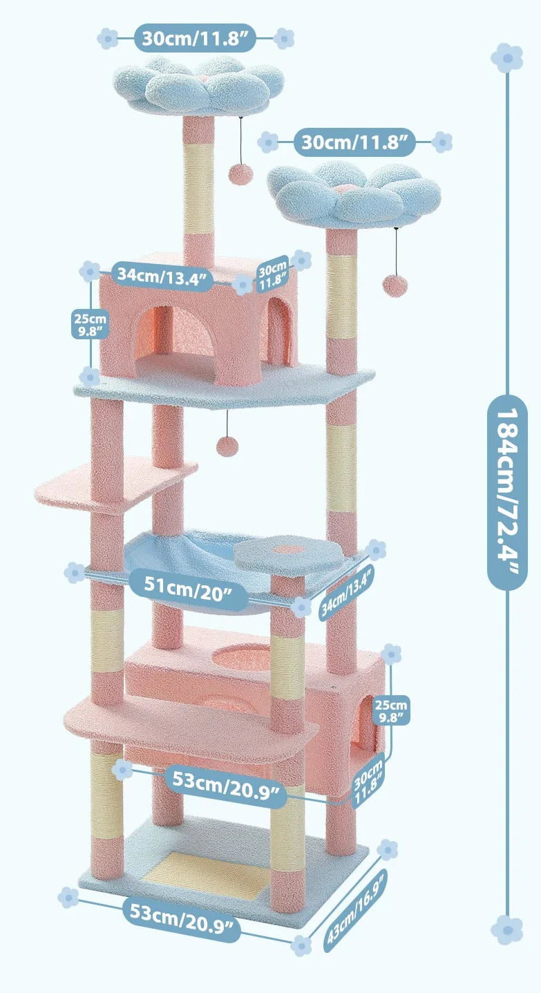 Arbre à Chat Fleurs – Lumelle