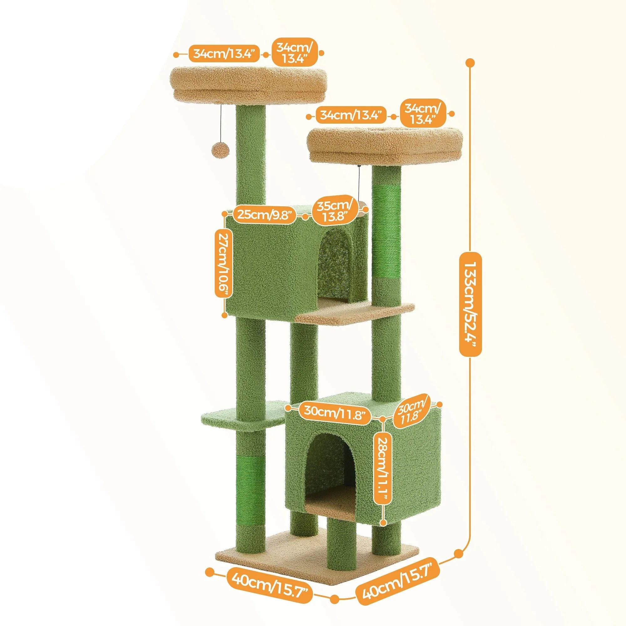 Arbre à Chat Cactus Design – Paline