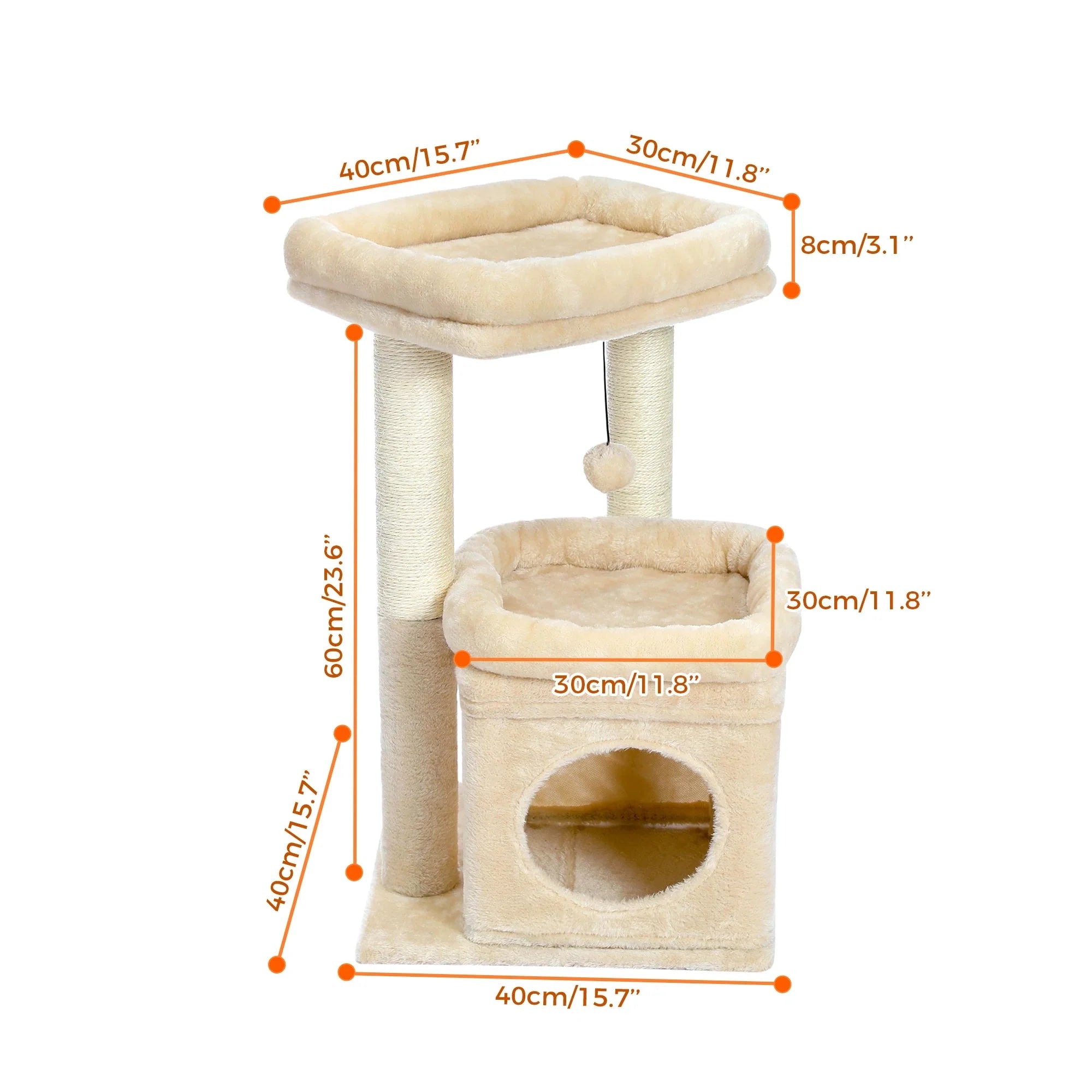 Arbre à Chat Petit Beige – Valor