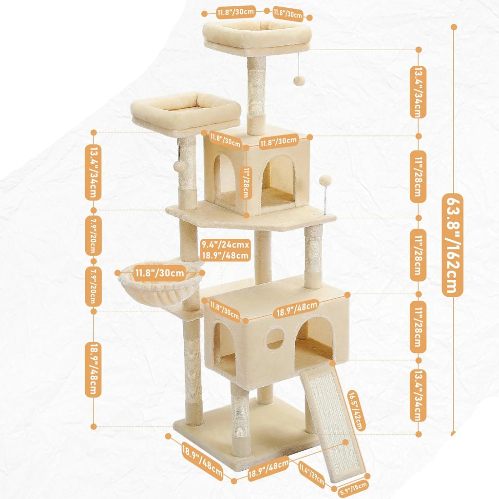 Arbre à Chat Xxl Élevage Gris Foncé – Faluna