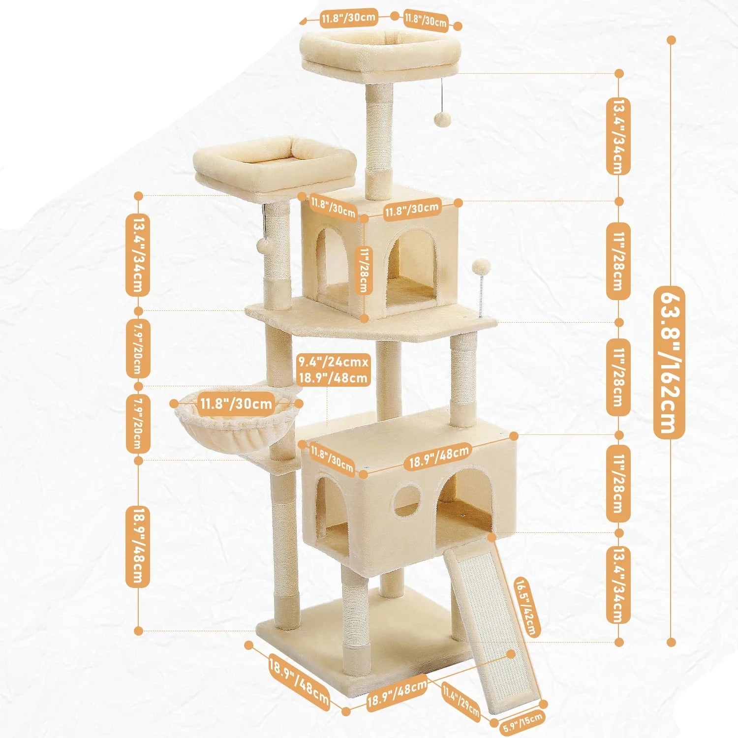 Arbre à Chat Xxl Élevage Gris – Aureira