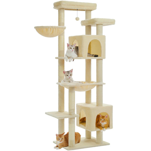 Arbre à chat <br> beige luxe