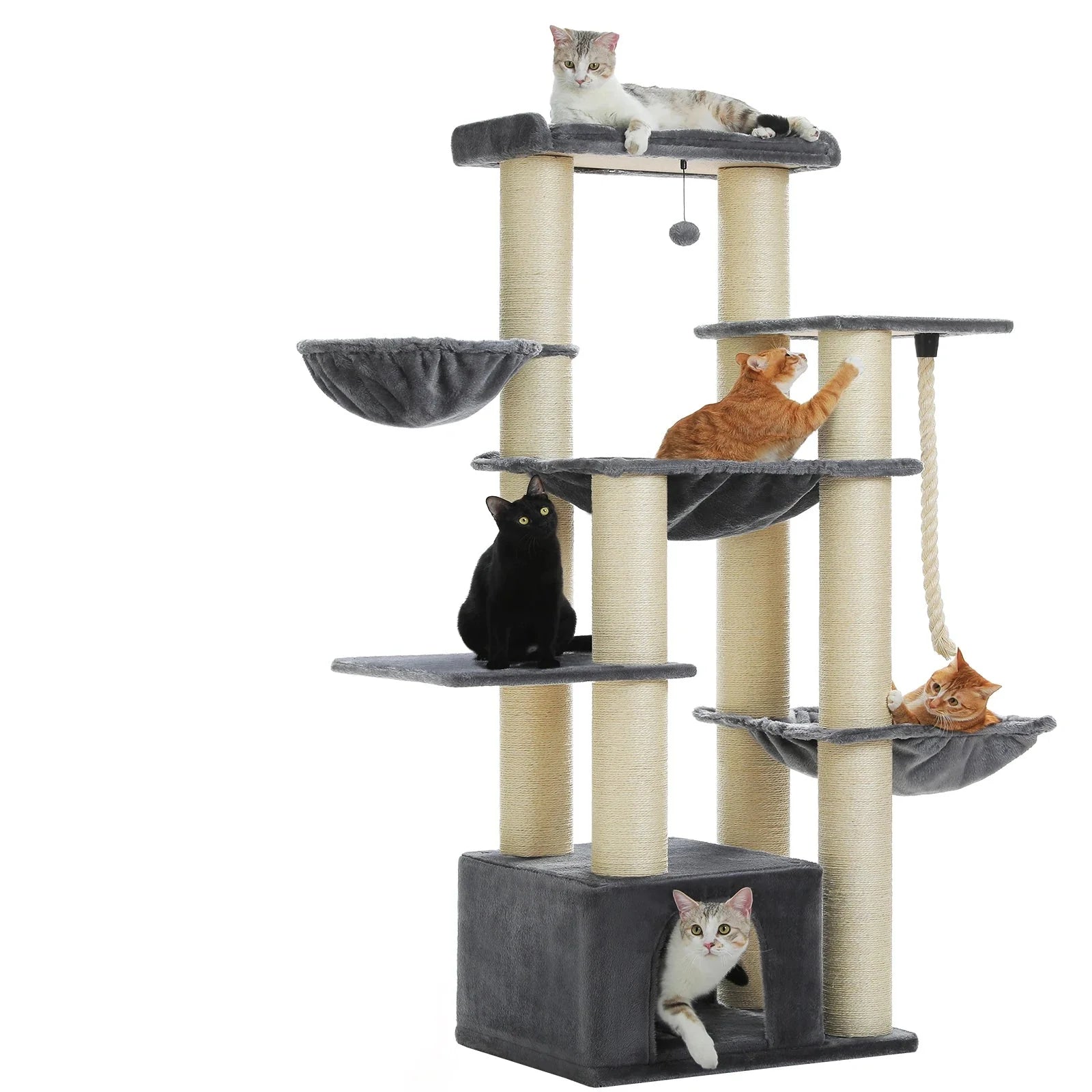 Arbre à chat <br> XXL gris et beige