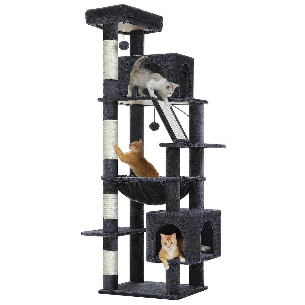 Arbre à chat <br> spécial maine coon noir