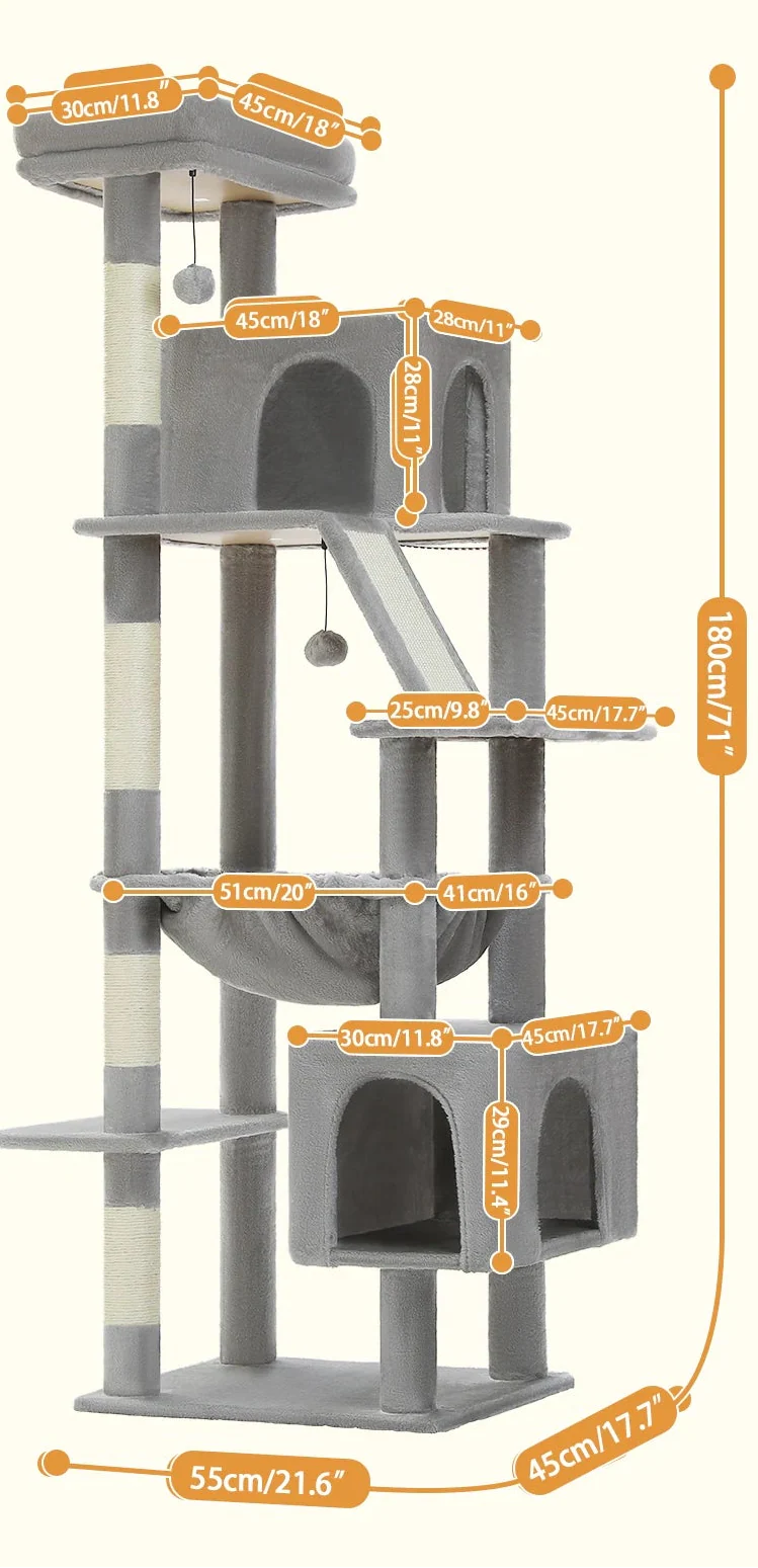 Arbre à Chat Xxl pour Races Géantes Noir – Belelle