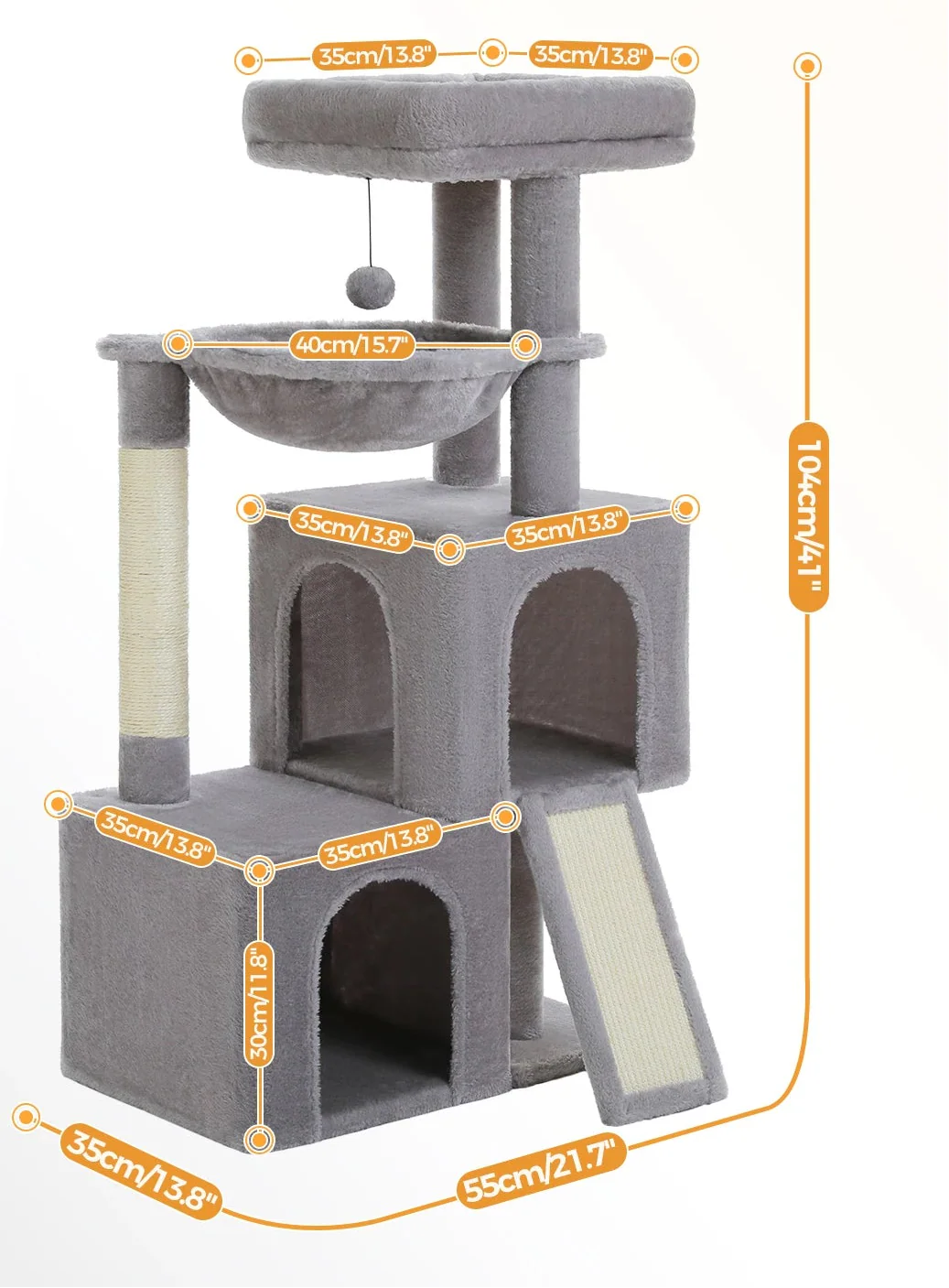 Arbre à Chat Moderne Petit Beige – Velis