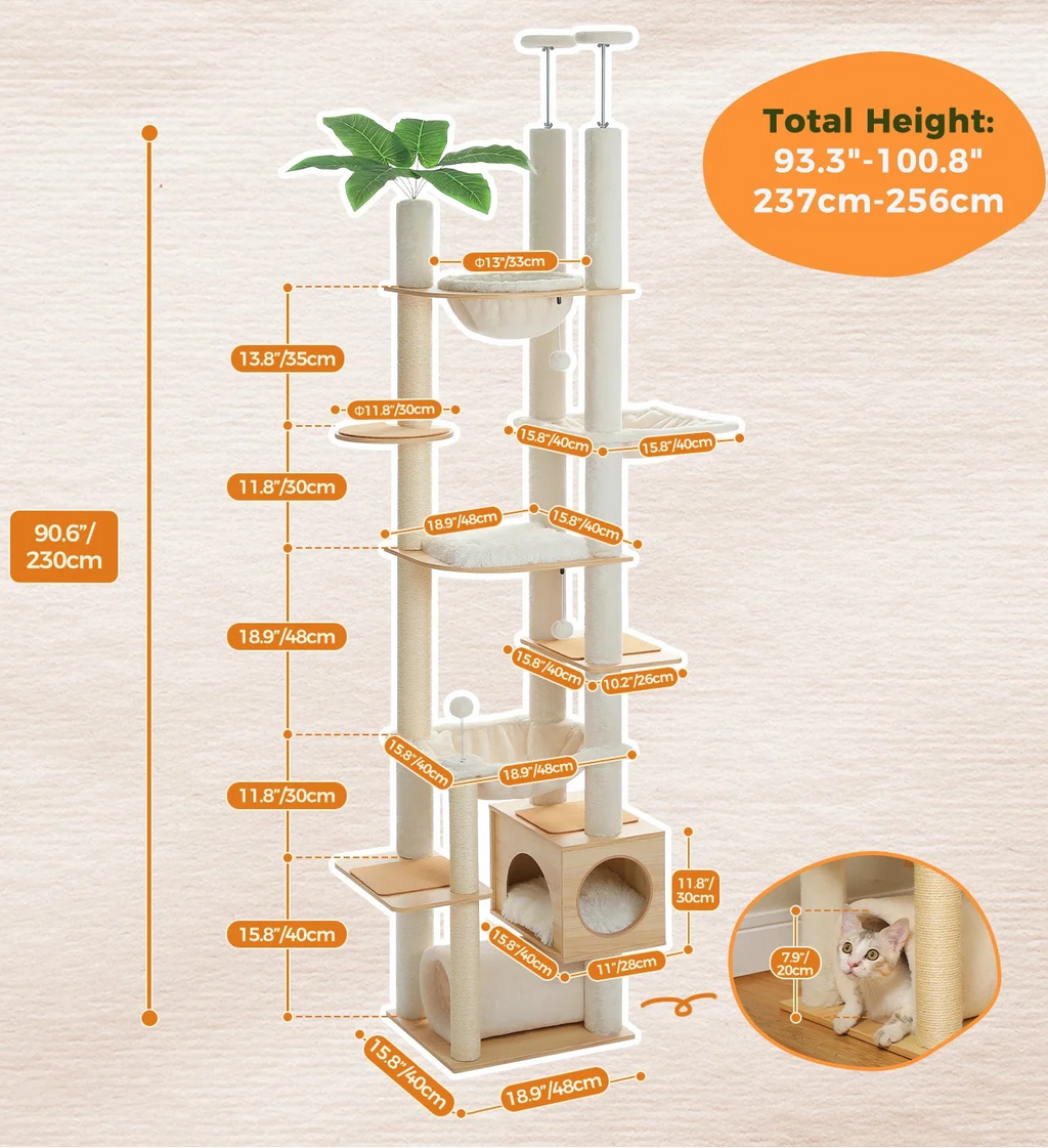 Arbre à Chat Palmier et Hamac – Ralor