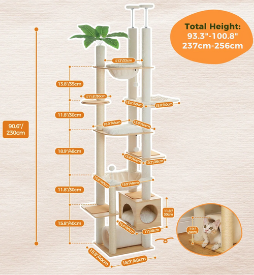 Arbre à Chat Champignon et Hamac – Kaova
