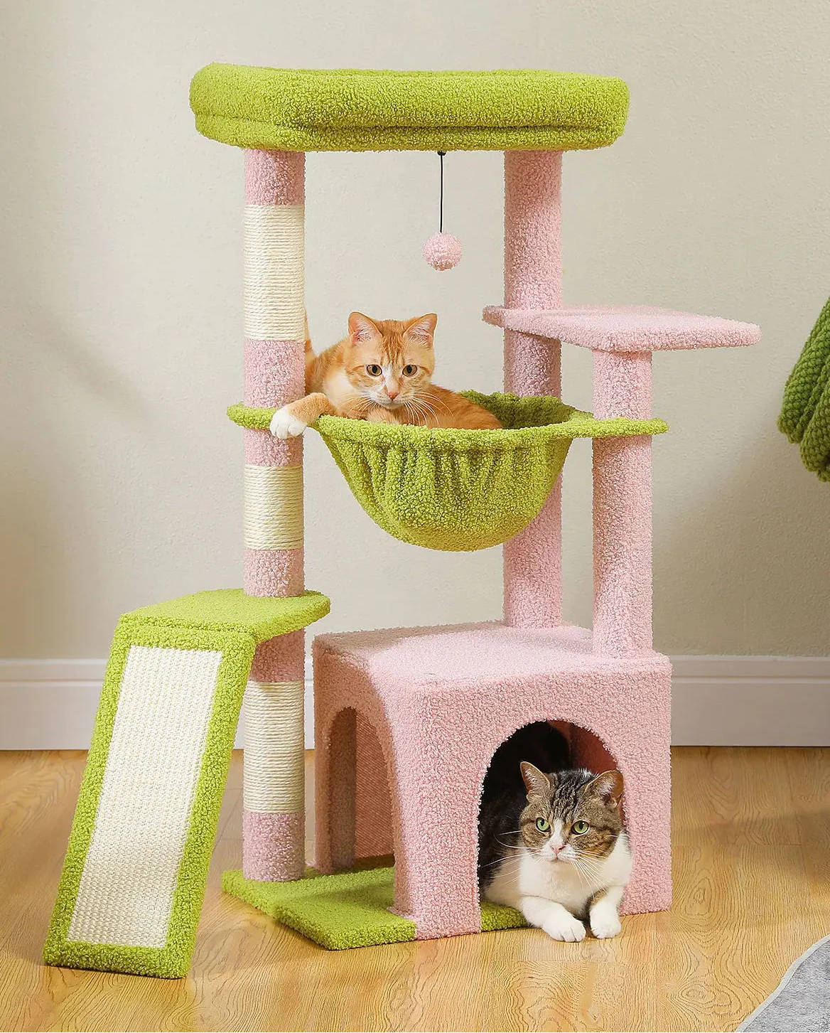 Arbre à Chat Petit Chat Rose – Lumor